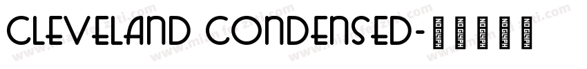 Cleveland Condensed字体转换